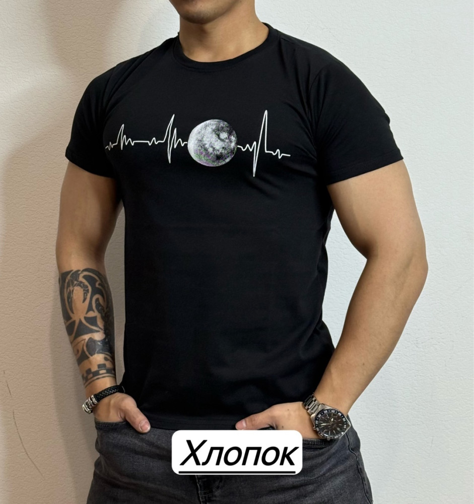 Футболка для мужчин, хлопок купить в Интернет-магазине Садовод База - цена 200 руб Садовод интернет-каталог