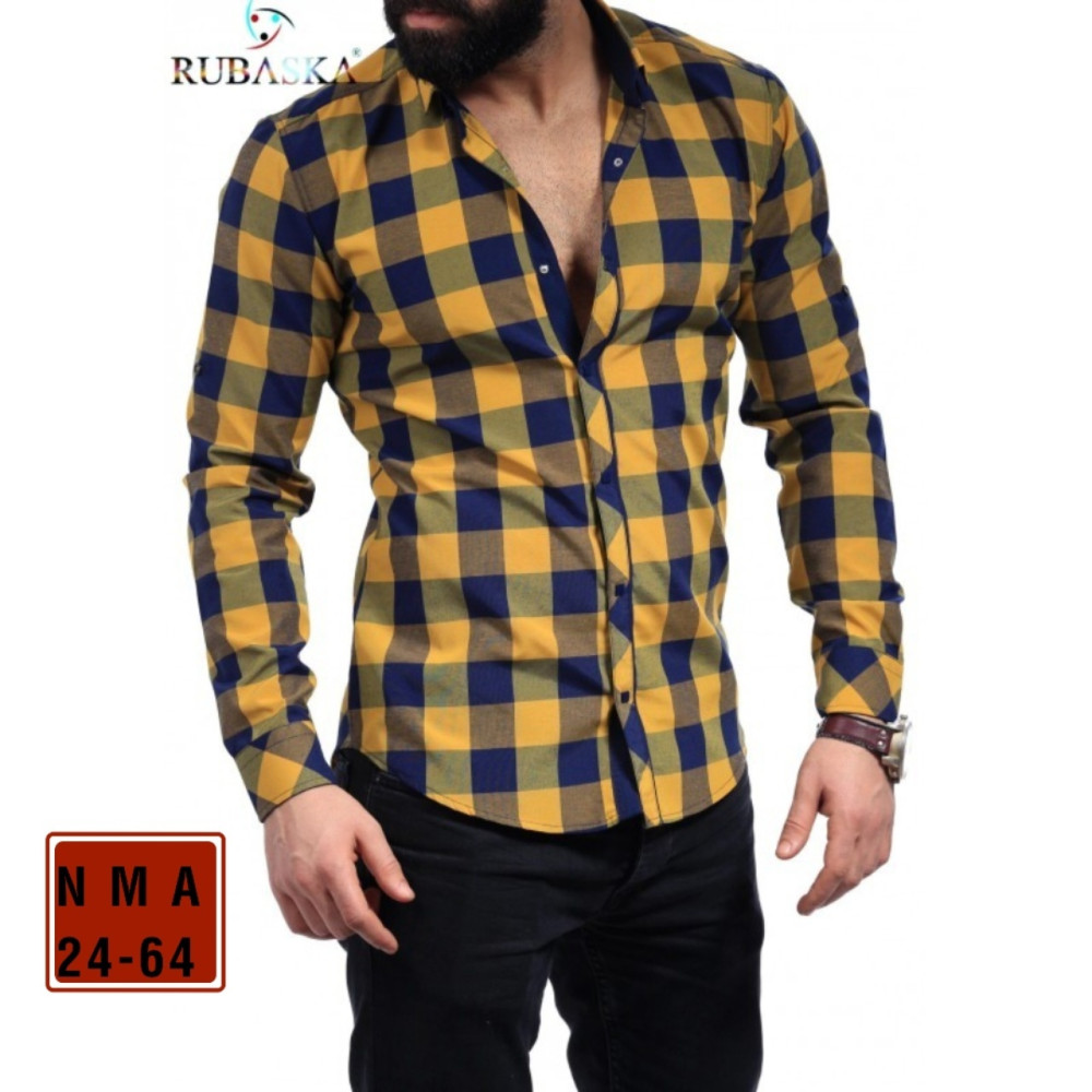 Мужская рубашка желтая купить в Интернет-магазине Садовод База - цена 500 руб Садовод интернет-каталог