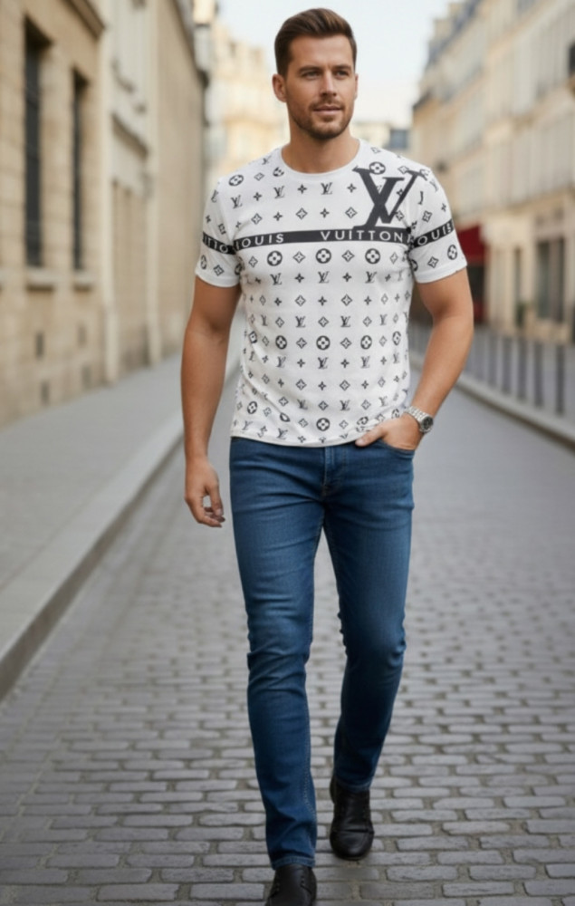 Мужская футболка белая купить в Интернет-магазине Садовод База - цена 650 руб Садовод интернет-каталог