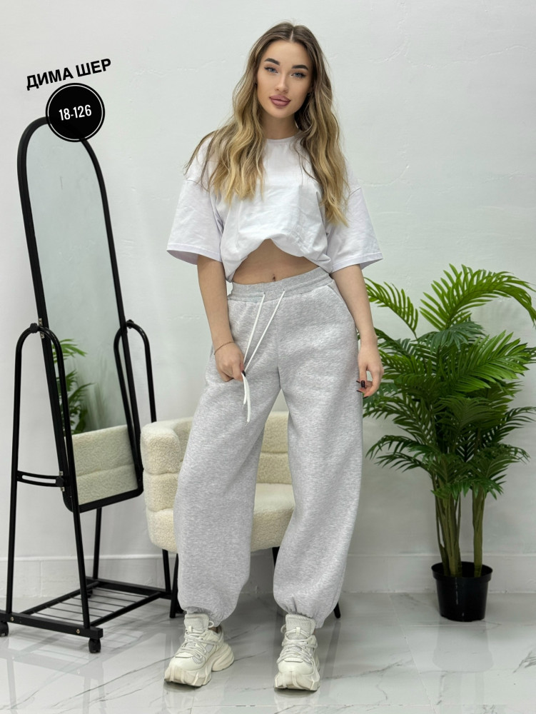 Женские брюки светло-серые купить в Интернет-магазине Садовод База - цена 1200 руб Садовод интернет-каталог