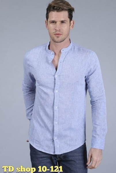 Мужская рубашка голубая купить в Интернет-магазине Садовод База - цена 1250 руб Садовод интернет-каталог
