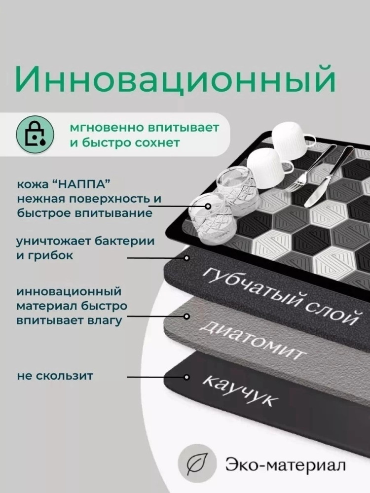 Коврик для сушки посуды купить в Интернет-магазине Садовод База - цена 130 руб Садовод интернет-каталог