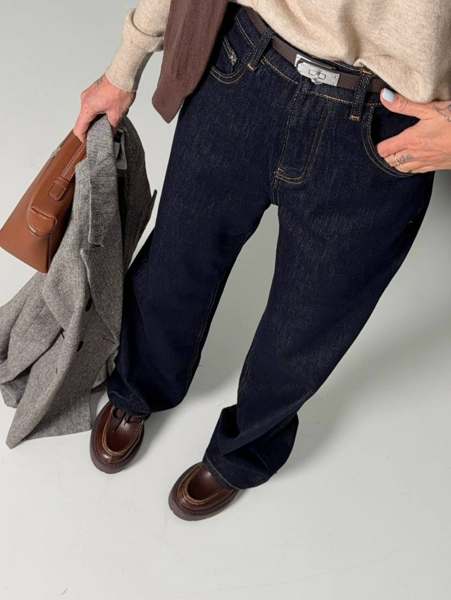 Джинсы темно-синие