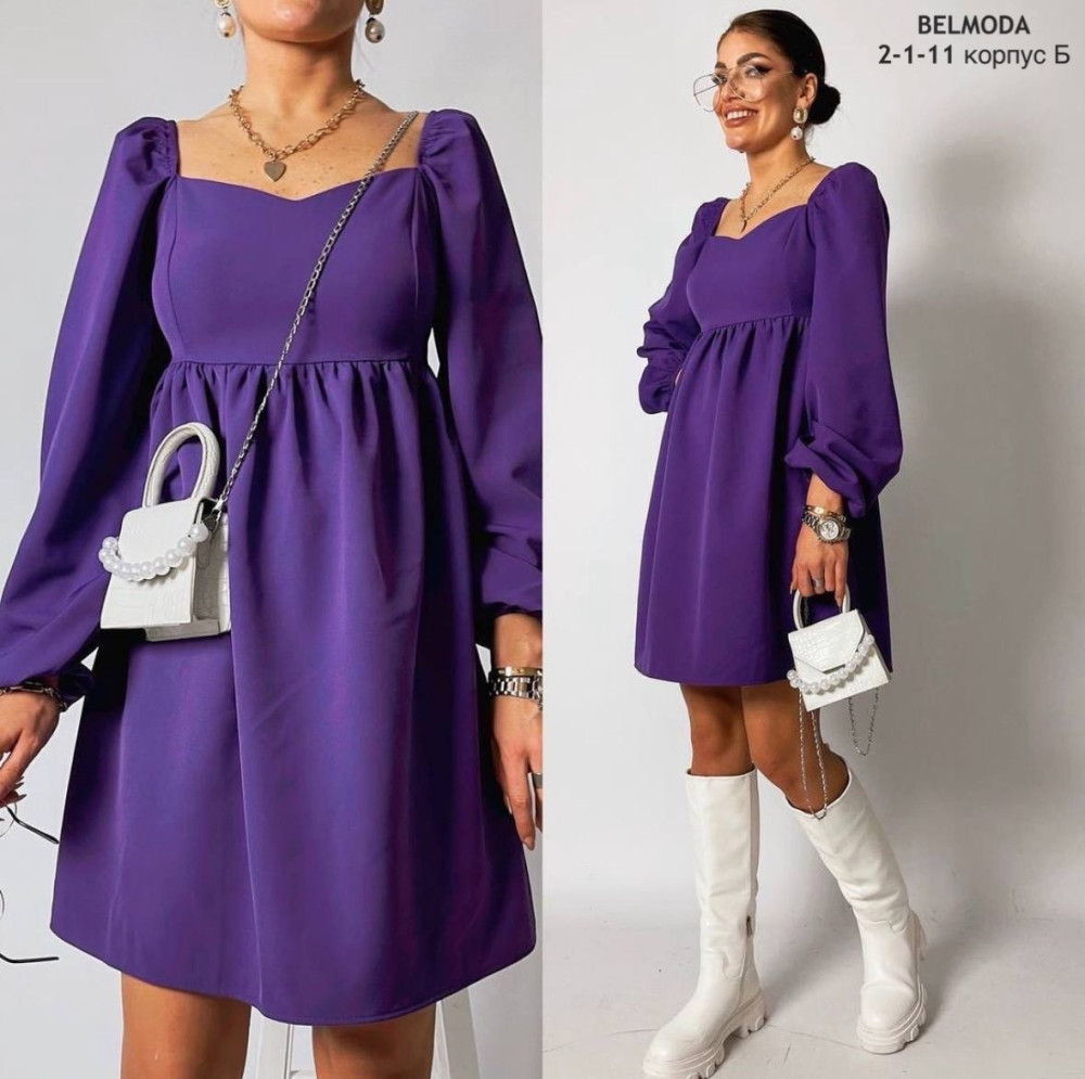 Платье фиолетовое купить в Интернет-магазине Садовод База - цена 500 руб Садовод интернет-каталог