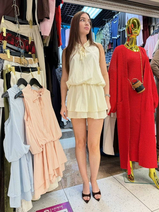🛍Платье мини🛍 купить в Интернет-магазине Садовод База - цена 1100 руб Садовод интернет-каталог