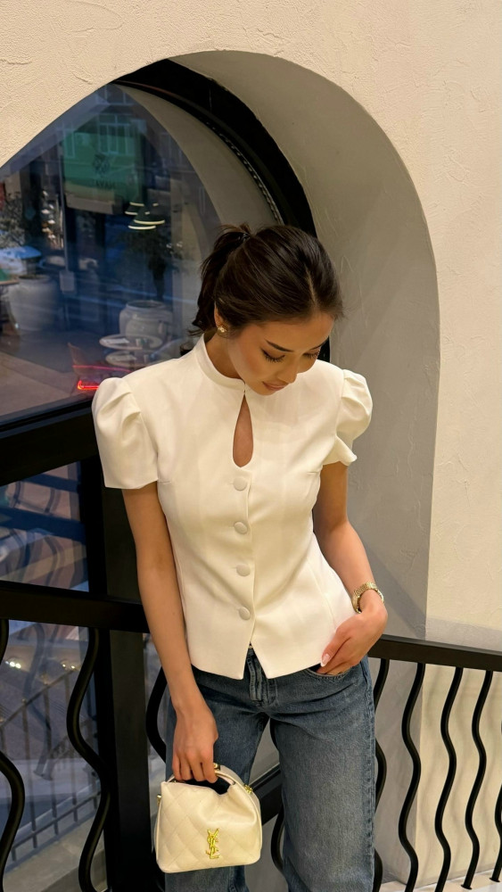 Женский пиджак белый купить в Интернет-магазине Садовод База - цена 1900 руб Садовод интернет-каталог