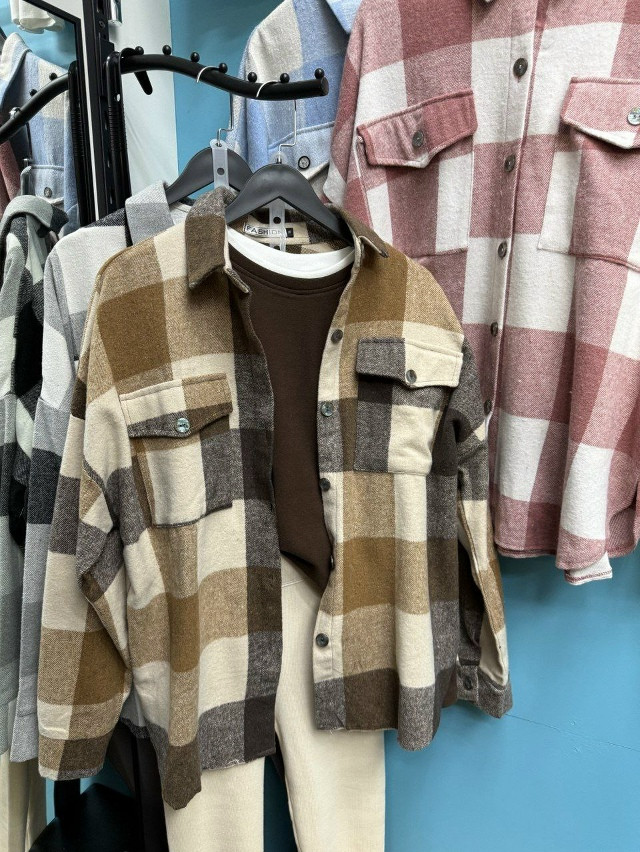 Женская рубашка коричневая купить в Интернет-магазине Садовод База - цена 1300 руб Садовод интернет-каталог