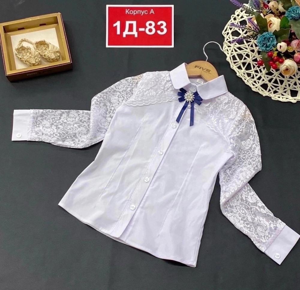📍🆕☃️ Блузка для Школьный 💣💥💣💥 купить в Интернет-магазине Садовод База - цена 400 руб Садовод интернет-каталог