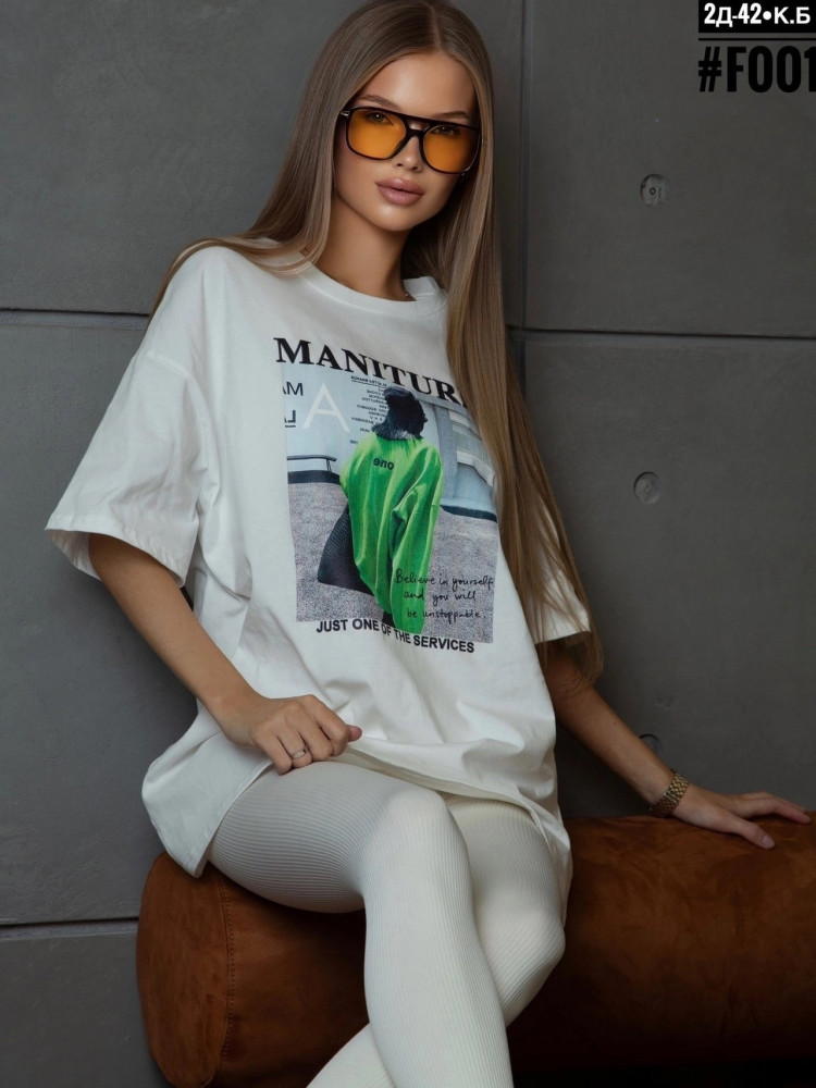 💎 ФУТБОЛКА OVERSIZE купить в Интернет-магазине Садовод База - цена 450 руб Садовод интернет-каталог