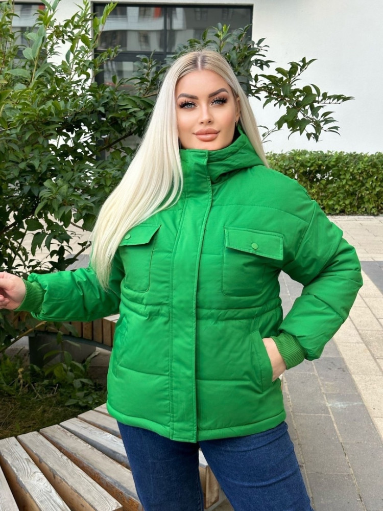 Куртка женская изумрудная купить в Интернет-магазине Садовод База - цена 1200 руб Садовод интернет-каталог