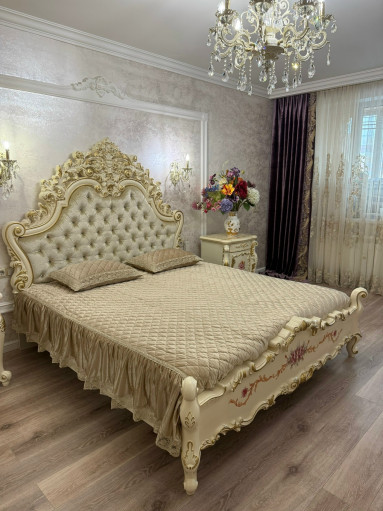 Покрывало на кровать с воланами с двух сторон и с двумя наволочками САДОВОД официальный интернет-каталог