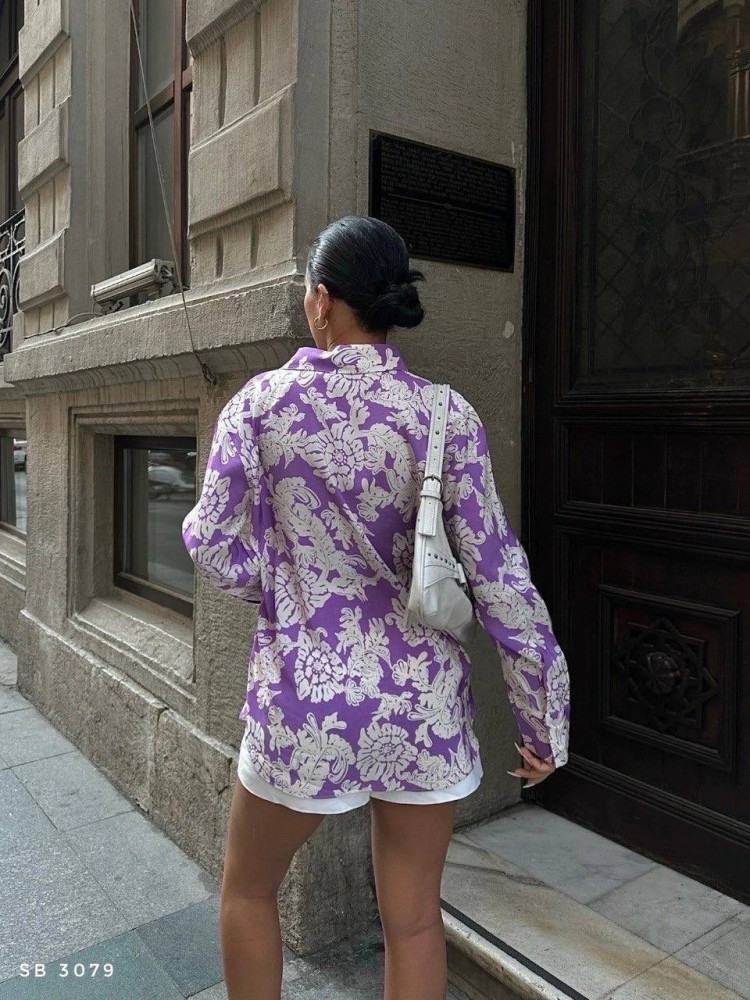 Женская рубашка фиолетовая купить в Интернет-магазине Садовод База - цена 900 руб Садовод интернет-каталог
