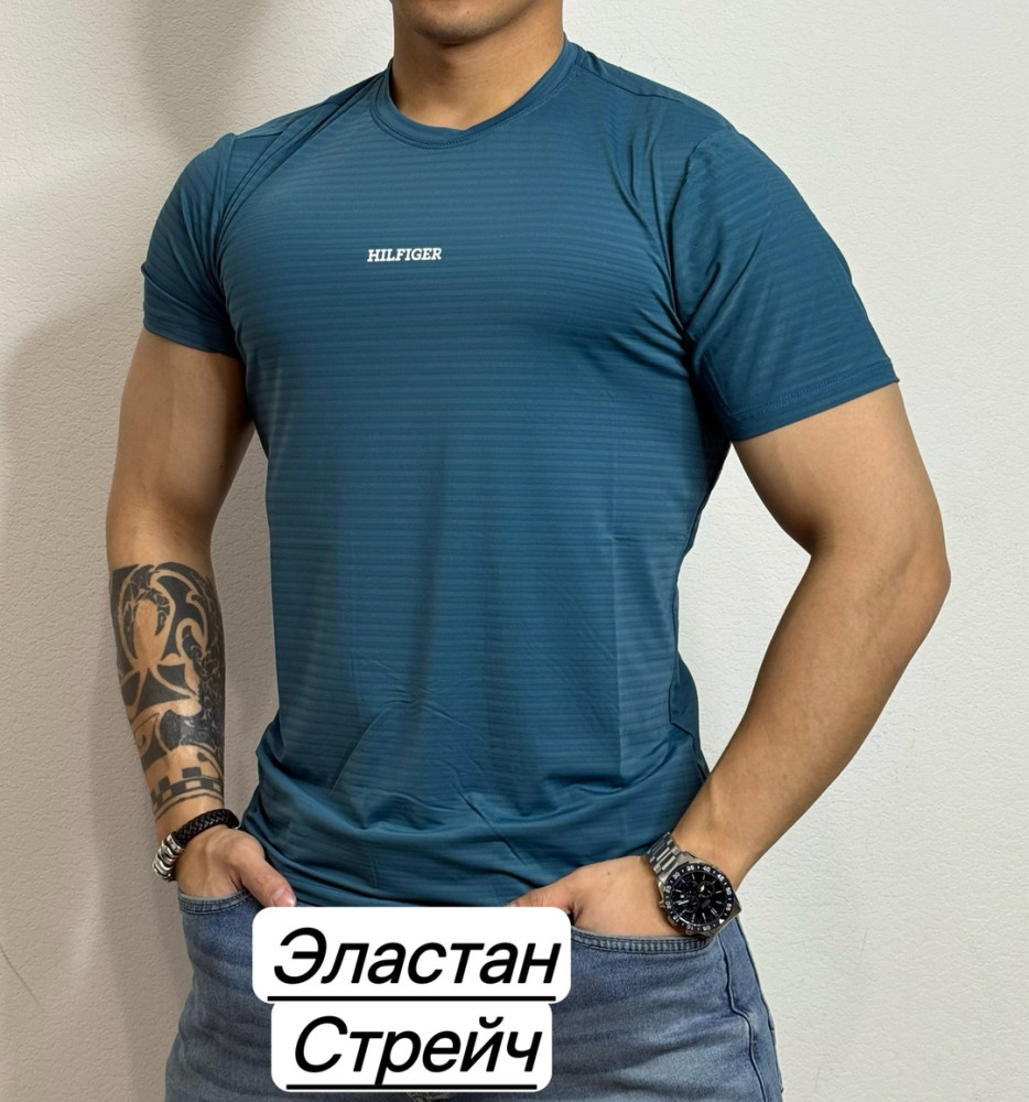 Футболка для мужчин, эластан купить в Интернет-магазине Садовод База - цена 400 руб Садовод интернет-каталог
