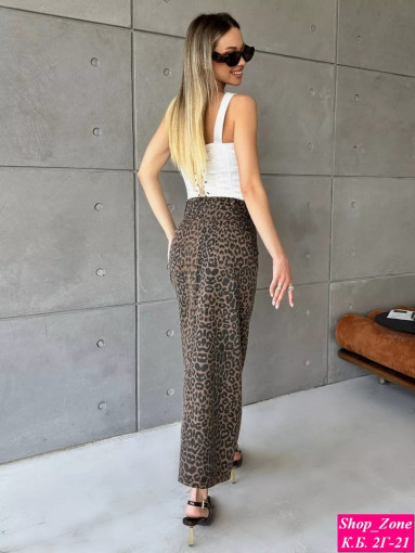 Представляем новинку и топ этого сезона. Леопардовая юбка миди - идеальный выбор для дам с уникальным вкусом САДОВОД официальный интернет-каталог