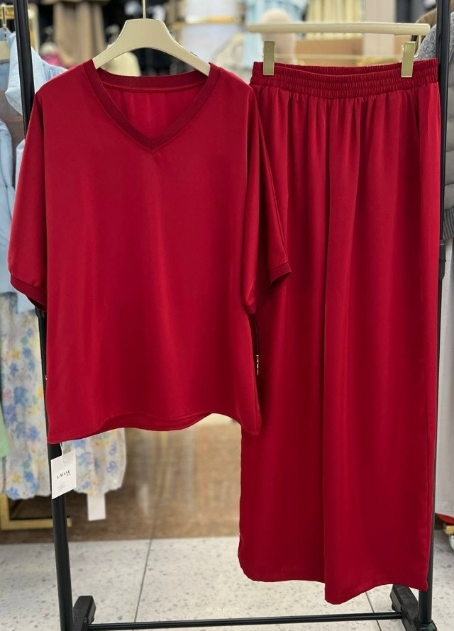 Женский костюм красный купить в Интернет-магазине Садовод База - цена 2800 руб Садовод интернет-каталог