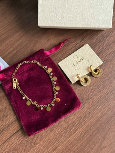 Браслет,серьги + подарочная упаковка САДОВОД официальный интернет-каталог