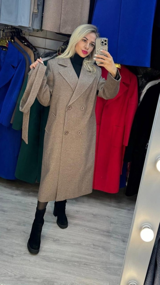 Женское пальто коричневое купить в Интернет-магазине Садовод База - цена 3900 руб Садовод интернет-каталог