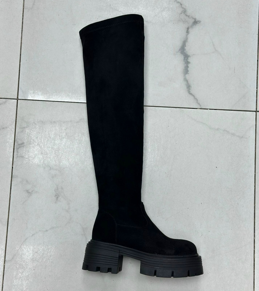 Ботфорты черные купить в Интернет-магазине Садовод База - цена 1500 руб Садовод интернет-каталог