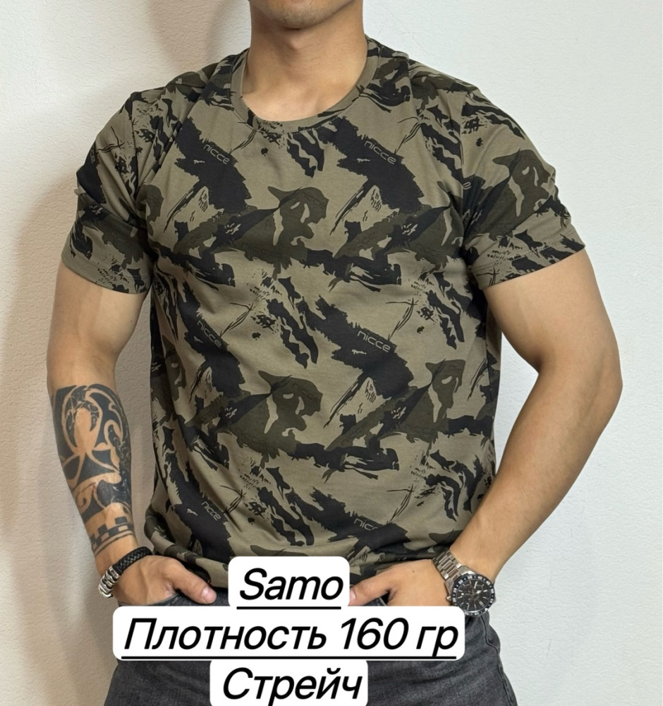 Футболка для мужчин, хлопок купить в Интернет-магазине Садовод База - цена 450 руб Садовод интернет-каталог