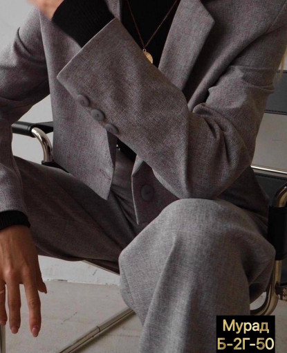 классический костюм двойка комплект состоит из укороченного пиджака и брюк палаццо которые создают одновременно строгий и стильный САДОВОД официальный интернет-каталог