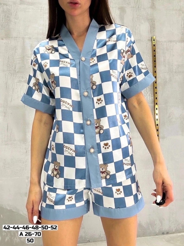 Пижама голубая купить в Интернет-магазине Садовод База - цена 500 руб Садовод интернет-каталог