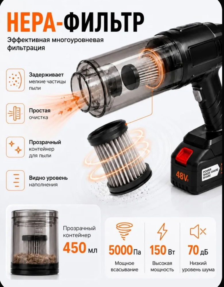 Пылесос для автомобиля купить в Интернет-магазине Садовод База - цена 700 руб Садовод интернет-каталог