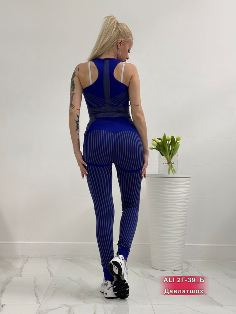 Спортивный женский костюм синий купить в Интернет-магазине Садовод База - цена 400 руб Садовод интернет-каталог