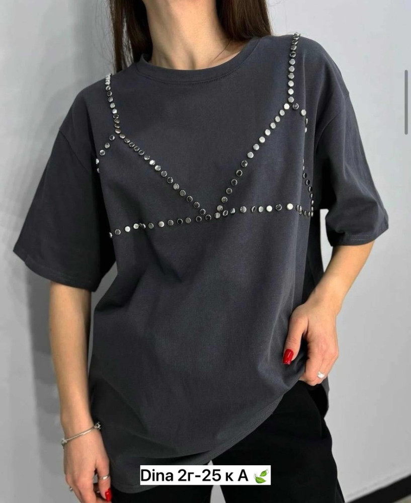 Женская футболка черная купить в Интернет-магазине Садовод База - цена 1300 руб Садовод интернет-каталог