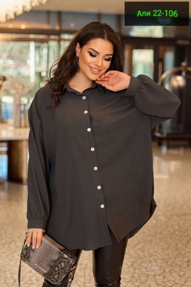 Женская рубашка черная купить в Интернет-магазине Садовод База - цена 750 руб Садовод интернет-каталог