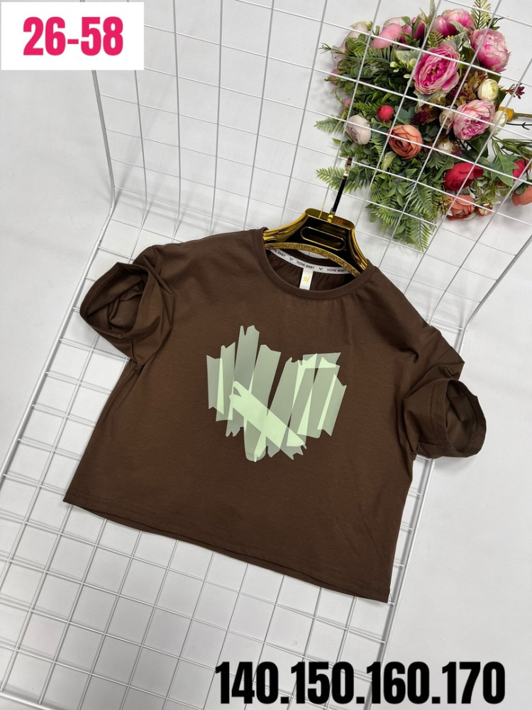 Детская футболка коричневая купить в Интернет-магазине Садовод База - цена 600 руб Садовод интернет-каталог