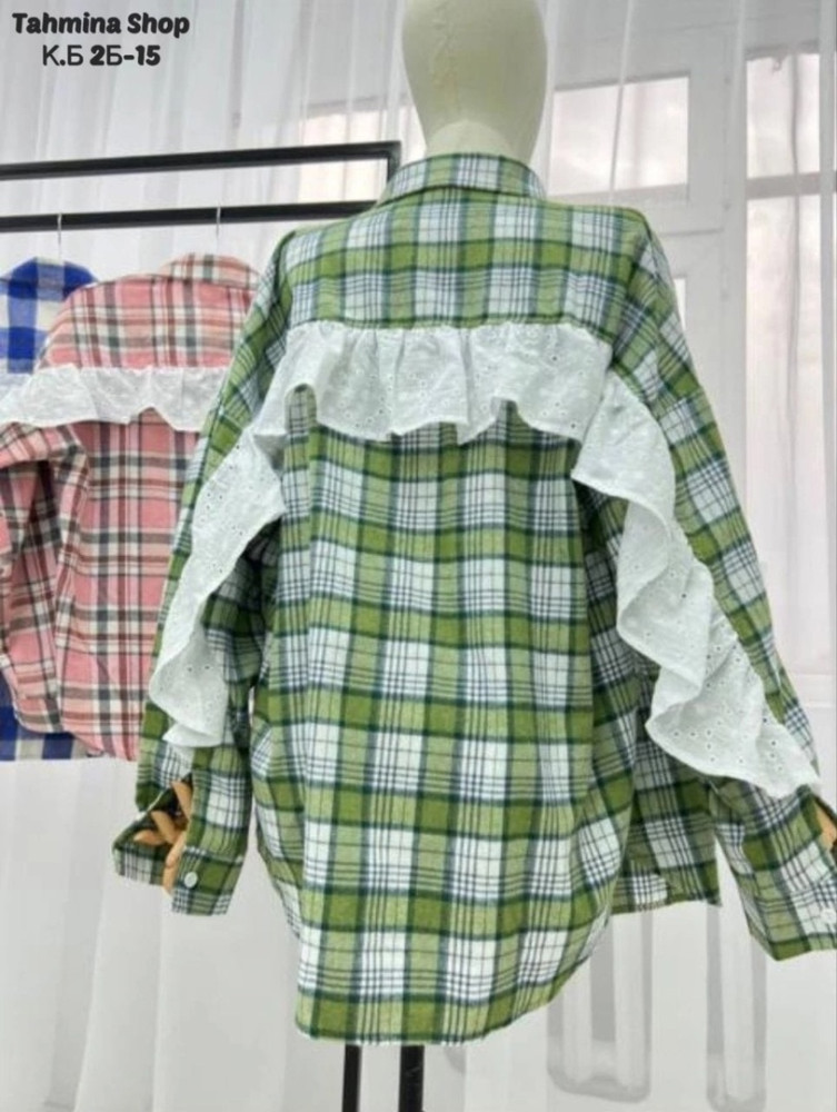 Женская рубашка салатовая купить в Интернет-магазине Садовод База - цена 650 руб Садовод интернет-каталог
