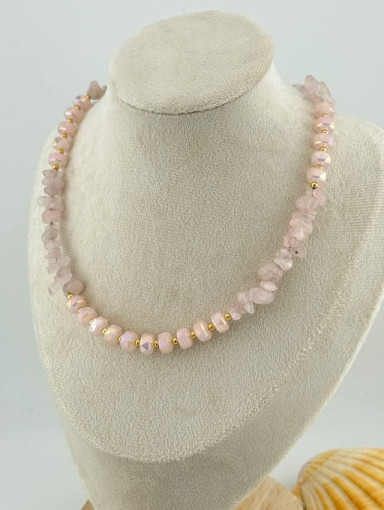 💗Колье из натурального кварца  «Мерида» САДОВОД официальный интернет-каталог