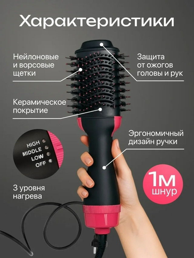 Фен-расческа купить в Интернет-магазине Садовод База - цена 450 руб Садовод интернет-каталог