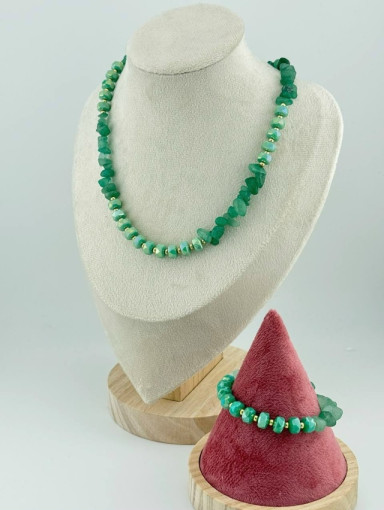 💗Колье из натурального кварца  «Мерида» САДОВОД официальный интернет-каталог