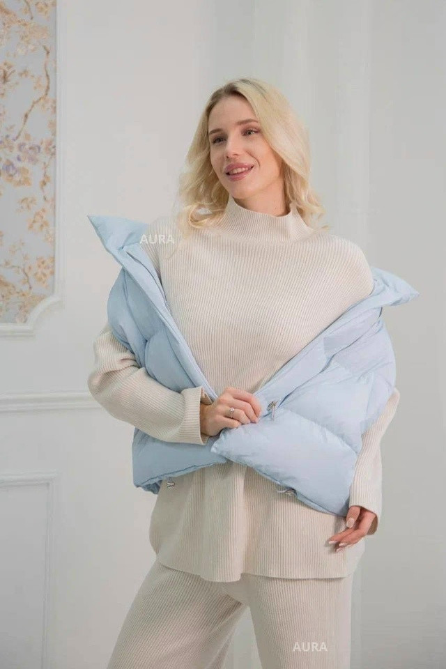 Жилетка женская голубая купить в Интернет-магазине Садовод База - цена 2100 руб Садовод интернет-каталог