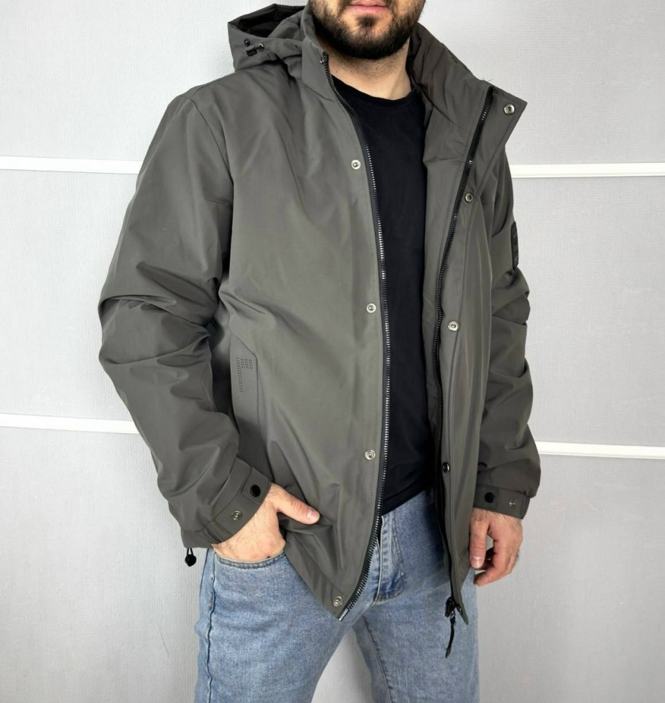 Куртка мужская серая купить в Интернет-магазине Садовод База - цена 2300 руб Садовод интернет-каталог