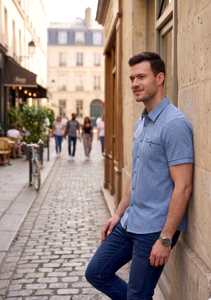 Мужская рубашка голубая купить в Интернет-магазине Садовод База - цена 500 руб Садовод интернет-каталог