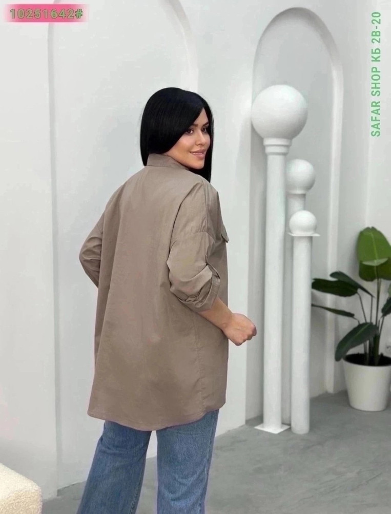 Женская рубашка коричневая купить в Интернет-магазине Садовод База - цена 750 руб Садовод интернет-каталог