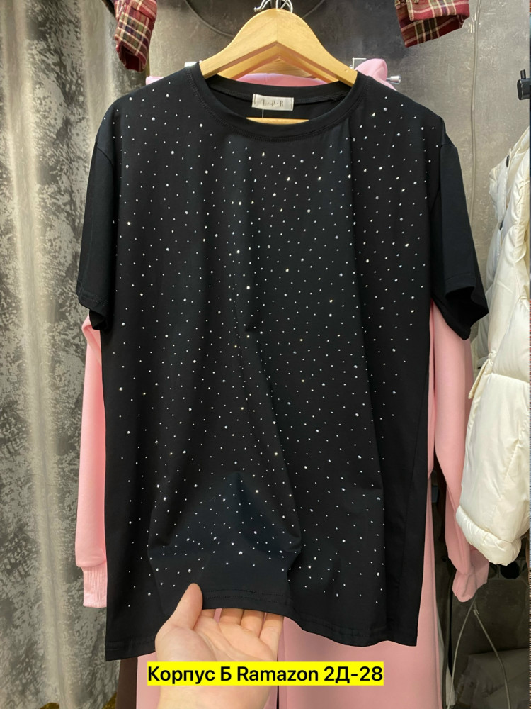 Женская футболка черная купить в Интернет-магазине Садовод База - цена 600 руб Садовод интернет-каталог