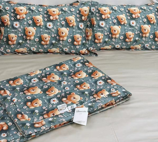 1,5 комплект с готовым одеялом, детский рисунок. Качество люкс, печатный рисунок, САДОВОД официальный интернет-каталог