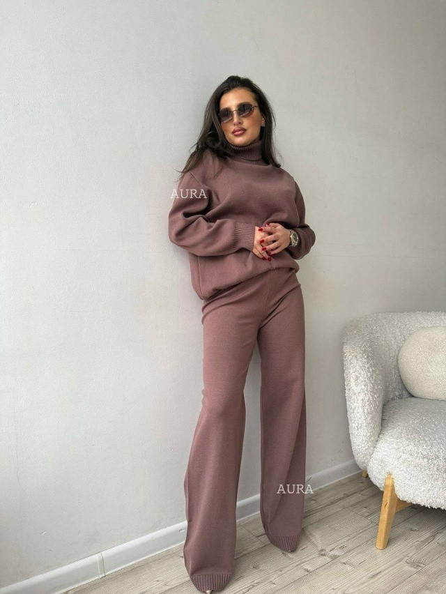 Женский костюм коричневый купить в Интернет-магазине Садовод База - цена 2500 руб Садовод интернет-каталог