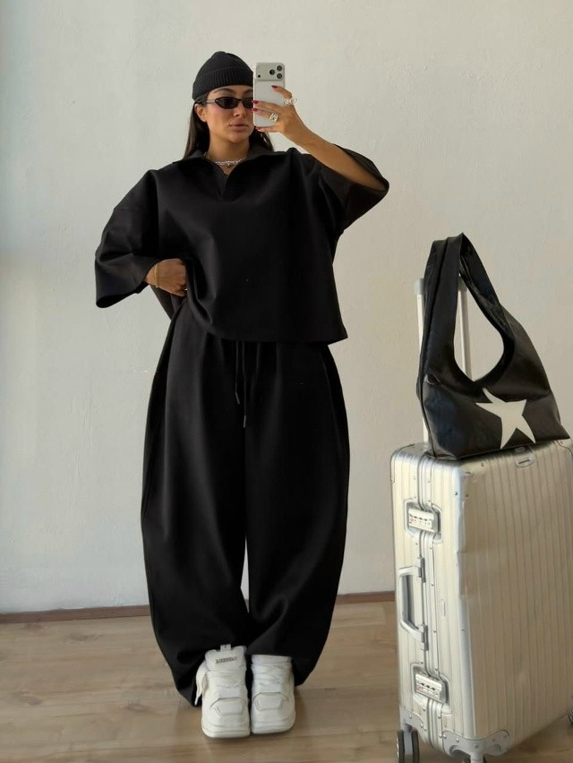 Женский костюм черный купить в Интернет-магазине Садовод База - цена 1500 руб Садовод интернет-каталог