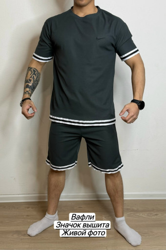 Футболка-поло для мужчин, вафля САДОВОД официальный интернет-каталог