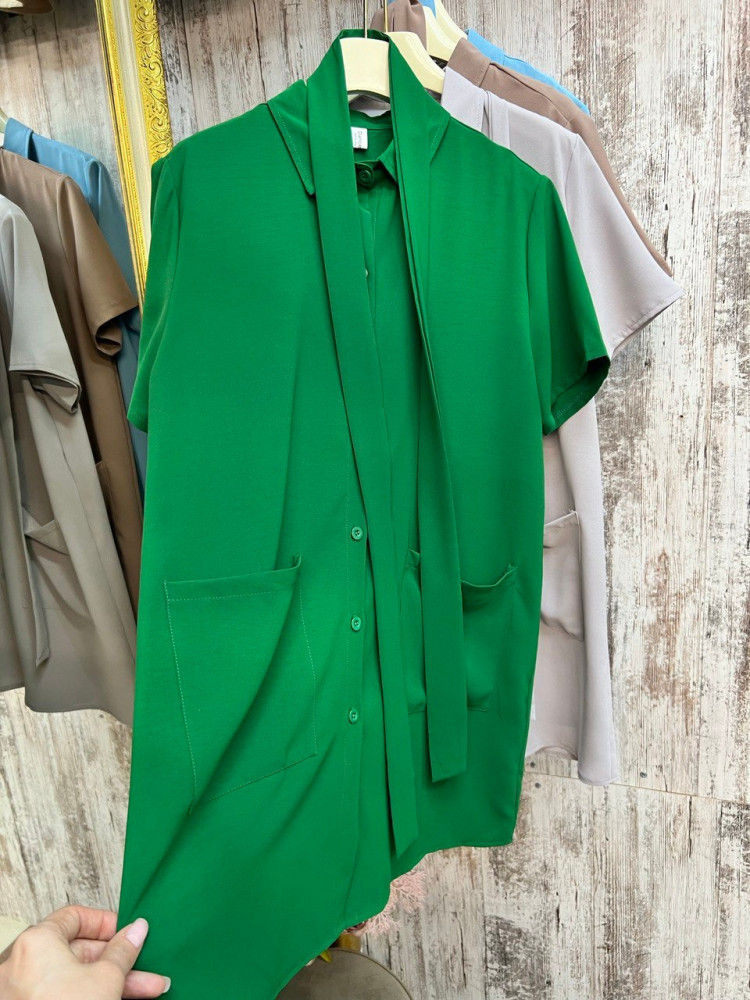Платье рубашка с поясом мини🔥 купить в Интернет-магазине Садовод База - цена 1300 руб Садовод интернет-каталог