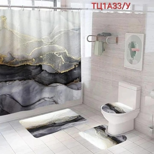 Размер шторы на ванной. 180*180.см (-+2см) САДОВОД официальный интернет-каталог