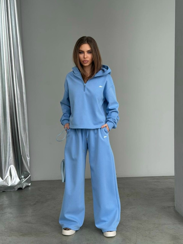 Женский костюм голубой купить в Интернет-магазине Садовод База - цена 2900 руб Садовод интернет-каталог