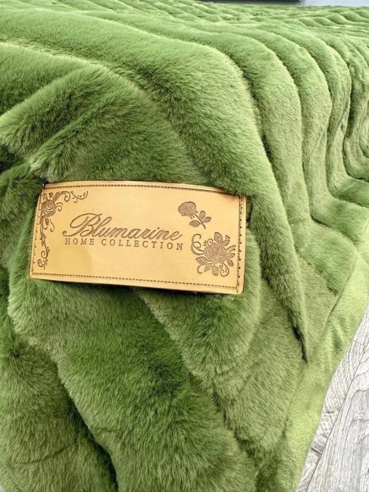 Меховой плед (плед-покрывало) "Кролик" Blumarine оригинального качества купить в Интернет-магазине Садовод База - цена 1100 руб Садовод интернет-каталог