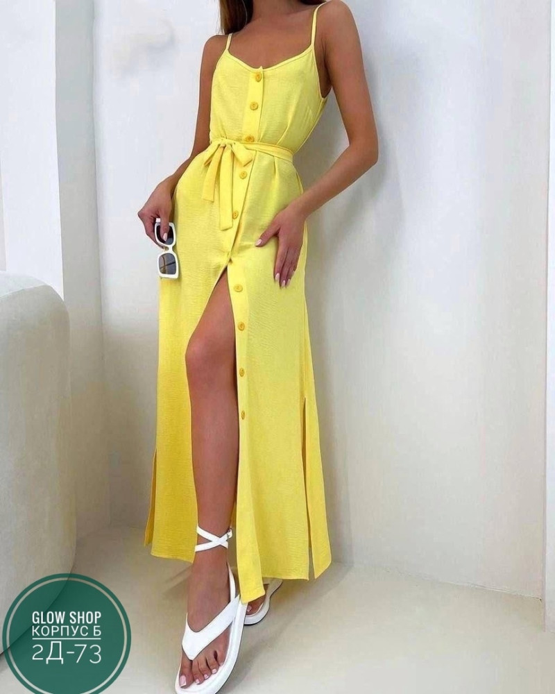 Платье желтое купить в Интернет-магазине Садовод База - цена 750 руб Садовод интернет-каталог