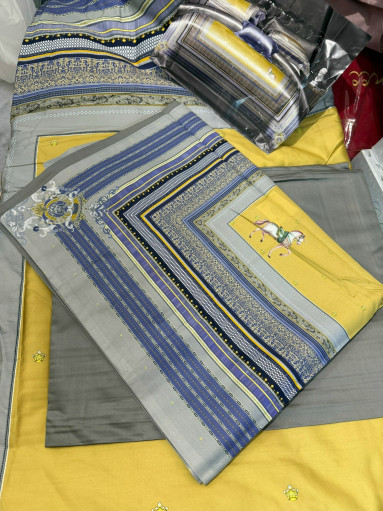 Египетский хлопок 100%Постельное белье с готовым одеялом САДОВОД официальный интернет-каталог