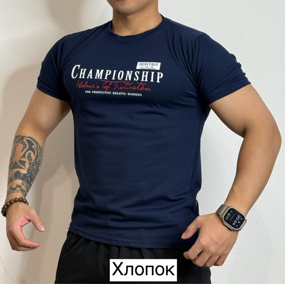 Футболка для мужчин, хлопок купить в Интернет-магазине Садовод База - цена 200 руб Садовод интернет-каталог